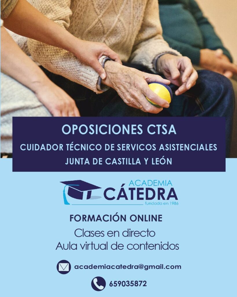 CUIDADOR TÉCNICO DE SERVICIOS ASISTENCIALES