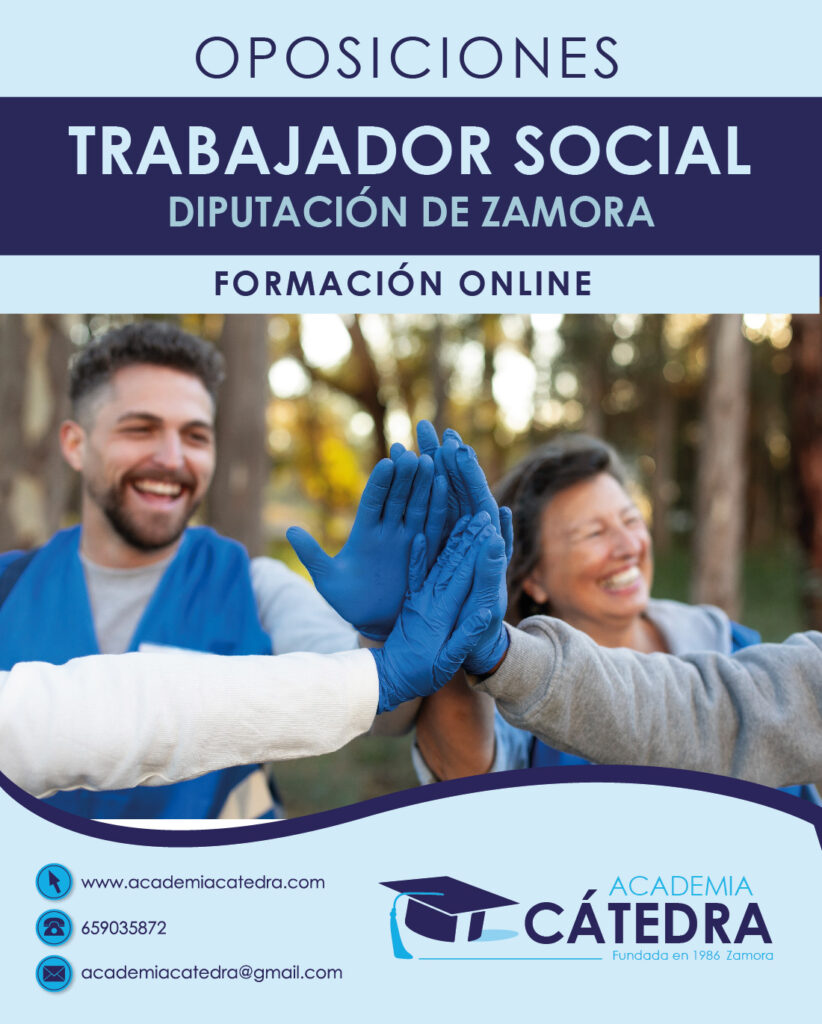 TS, TRABAJADOR SOCIAL, ZAMORA, DIPUTACION, OPOSICION, OPOSICIONES, PLAZAS